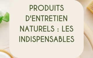 Produits d'entretien naturels : les indispensables