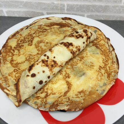 crepe sans lactose à la banane