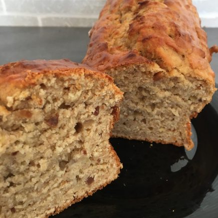cake banane et purée de cacahuète