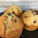 muffin banane et pépites de chocolat