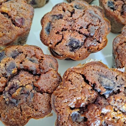 muffin zéro gaspi à la cerise