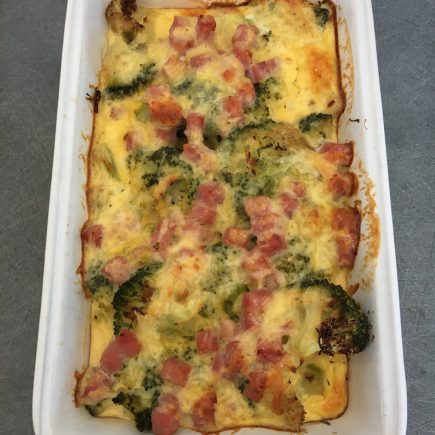 flan brocoli jambon