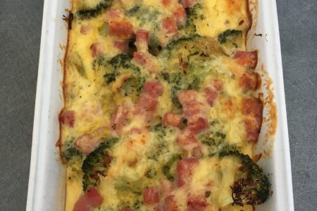 flan brocoli jambon