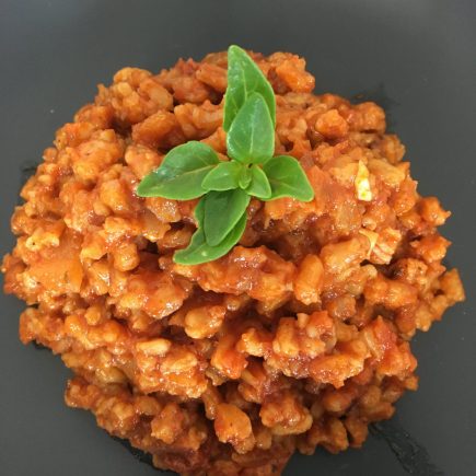 pilaf d'épeautre à la tomate