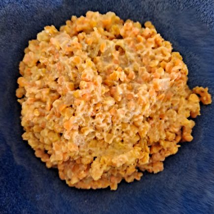 Dahl de lentille corail