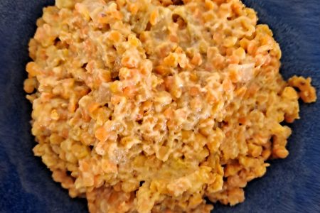 Dahl de lentille corail