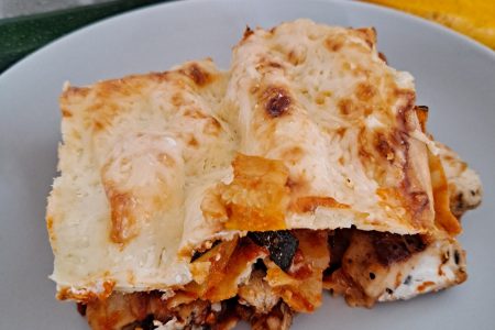lasagnes aux courgettes et au poulet