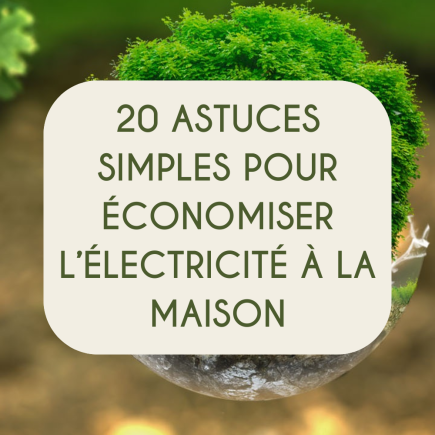 20 astuces pour économiser l'électricité 4