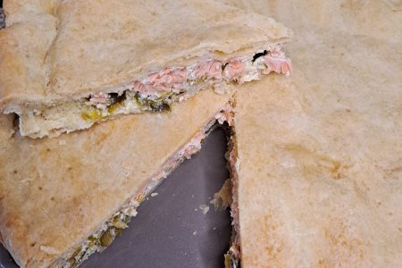 tarte saumon et poireau
