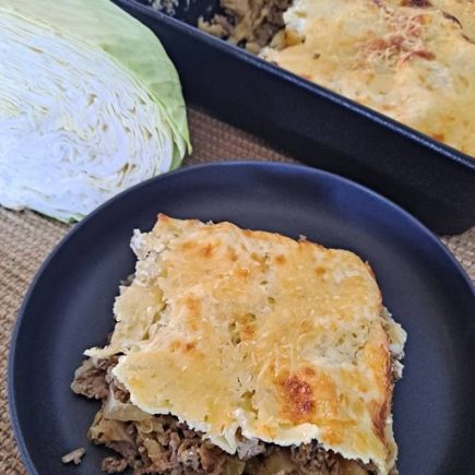 Lasagne au chou blanc et boeuf haché