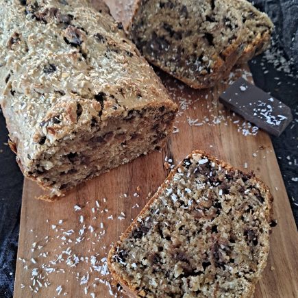 Banana bread noix de coco et pépite de chocolat