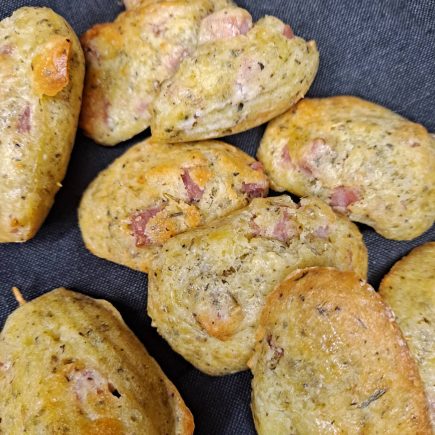 Madeleine salée jambon-thym