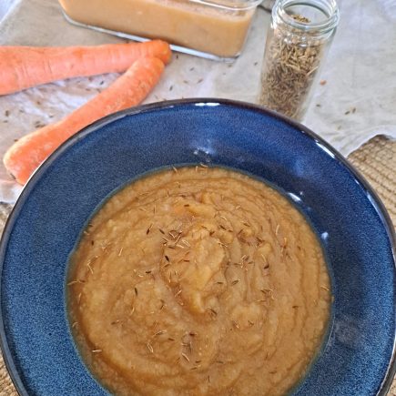 Soupe de panais et carottes aux épices