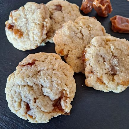 cookie au caramel