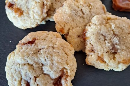 cookie au caramel