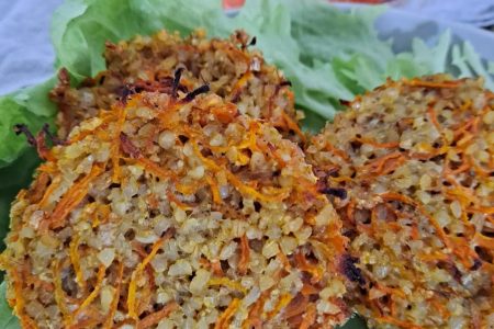 Galette de boulgour et carottes au cumin