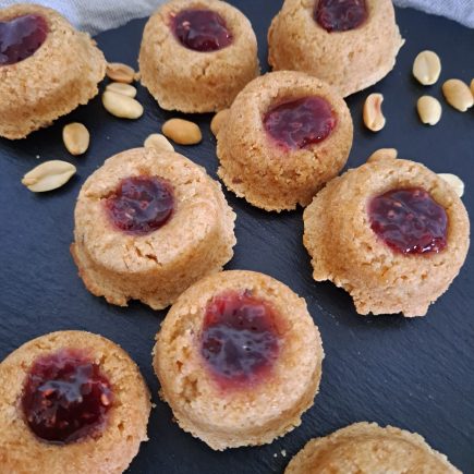 Biscuits framboise cacahuète