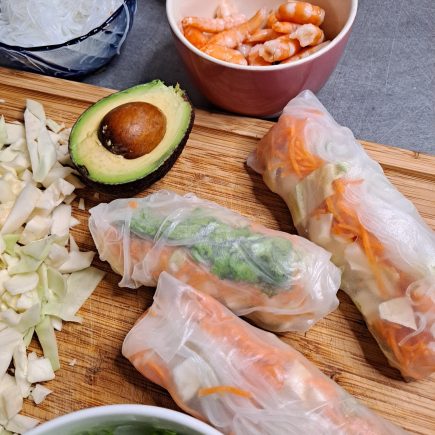 rouleaux de printemps aux crevettes