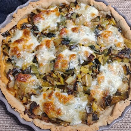 tarte poireau mozzarella