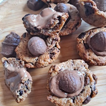 Panier de pâques au chocolat