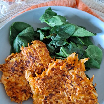 galettes de carottes et fromage