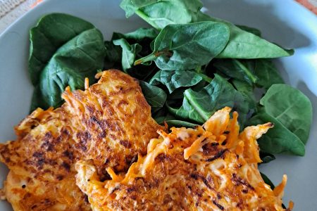 galettes de carottes et fromage