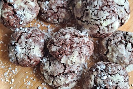 recette facile des crinkles au chocolat