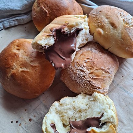 brioche à la pate à tartiner