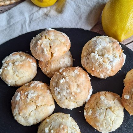 biscuit craquelé citron amande