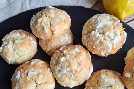 biscuit craquelé citron amande