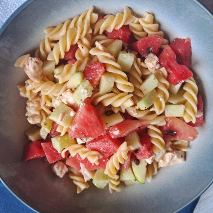 Salade de pate à la pastèque