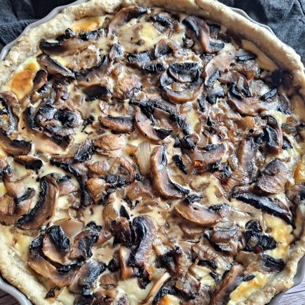 Tarte champignons mascarpone
