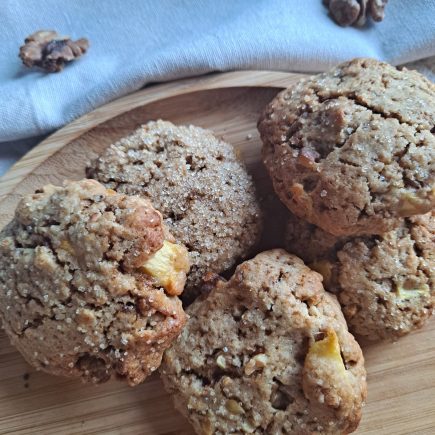 Biscuits aux pommes et aux noix