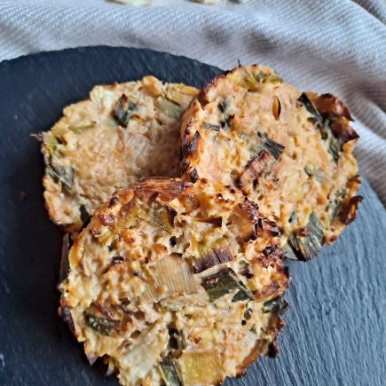galettes aux poireaux et chou-fleur