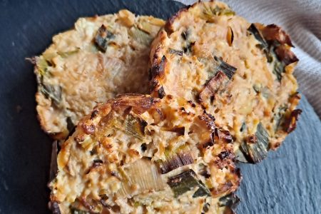 galettes aux poireaux et chou-fleur