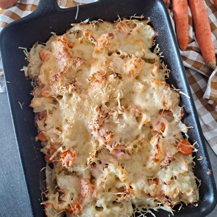 gratin de chou vert et carottes