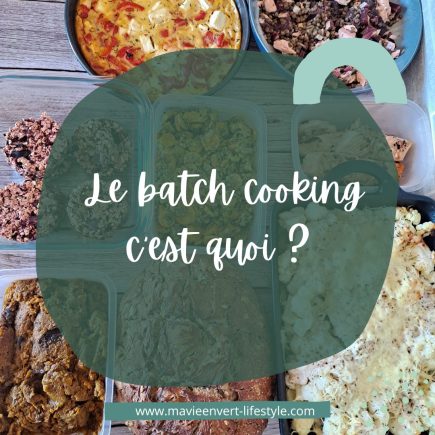 définition qu'est ce que le batch cooking