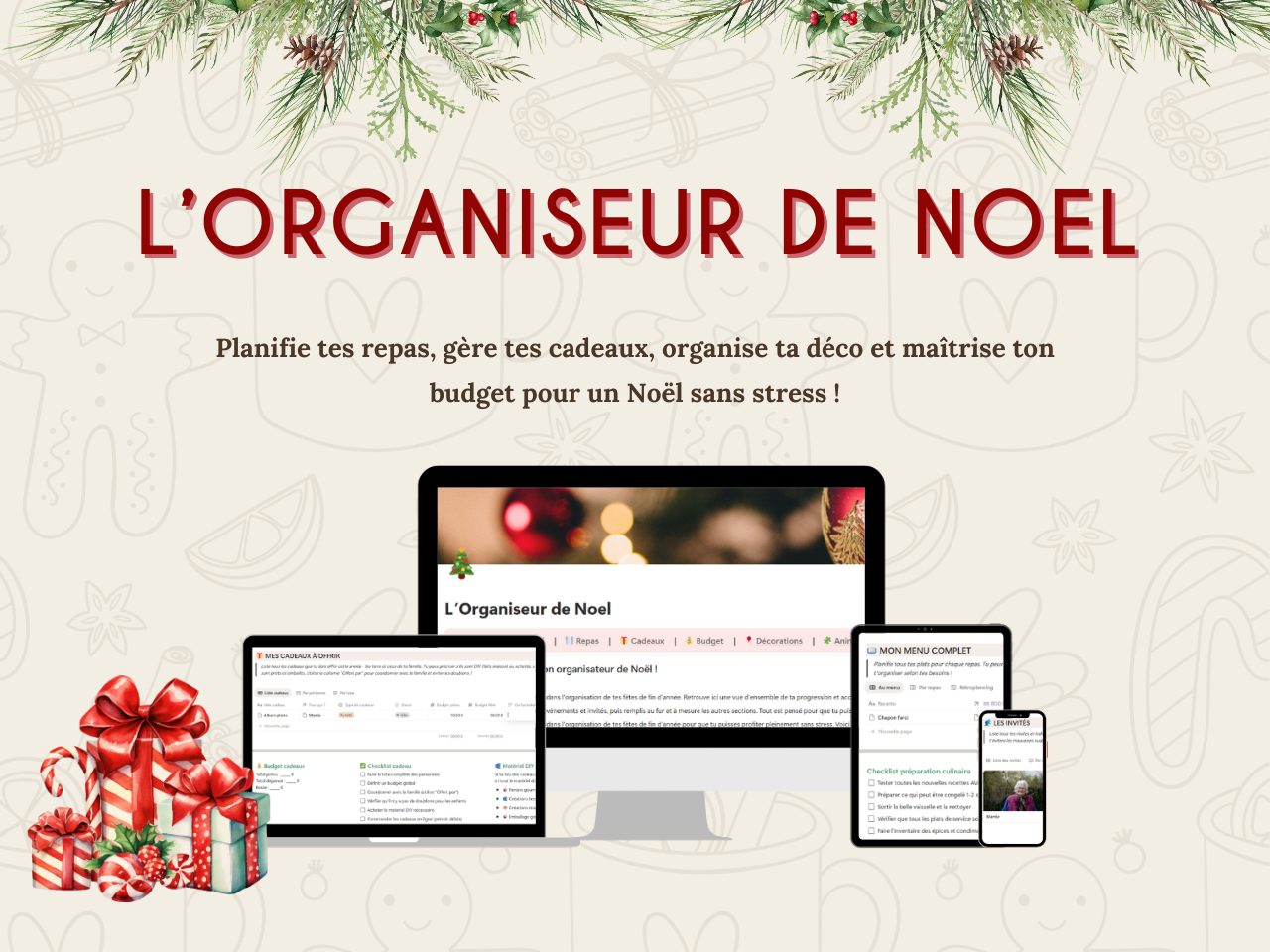 L'Organiseur de Noël sur Notion