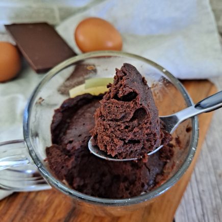 mug cake facile chocolat et banane