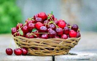 crumble aux cerises